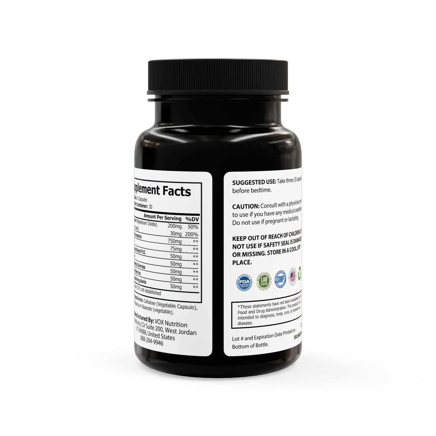 ANABØLIX Magnesium Zinc — Relentless Recovery Supplement (90 Capsules)