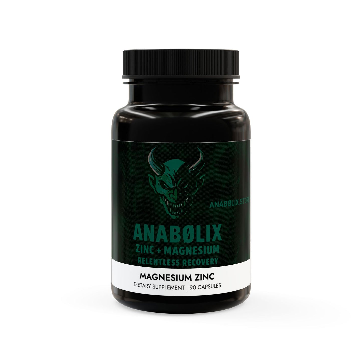 ANABØLIX Magnesium Zinc — Relentless Recovery Supplement (90 Capsules)