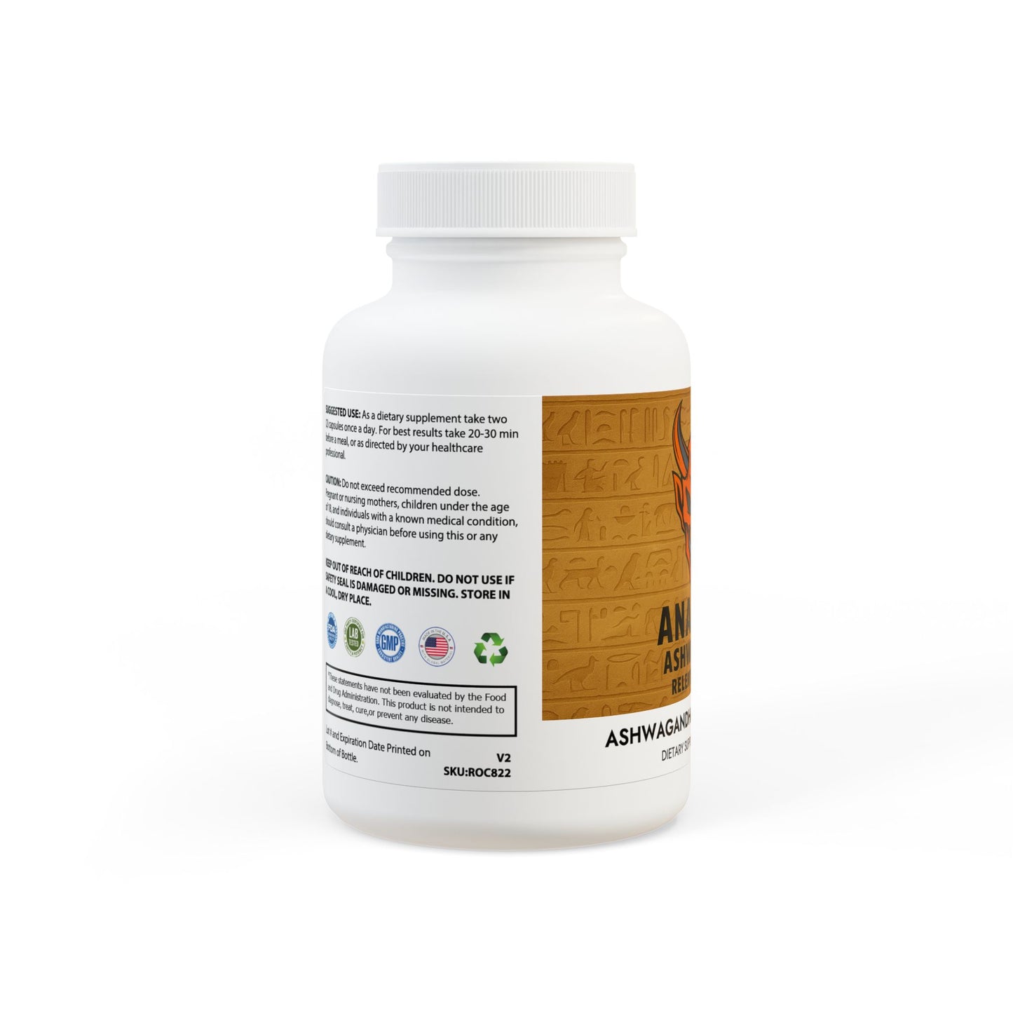 ANABØLIX Ashwagandha — Relentless Recovery Supplement (60 capsules)