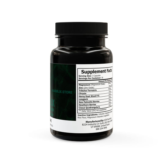 ANABØLIX Magnesium Zinc — Relentless Recovery Supplement (90 Capsules)