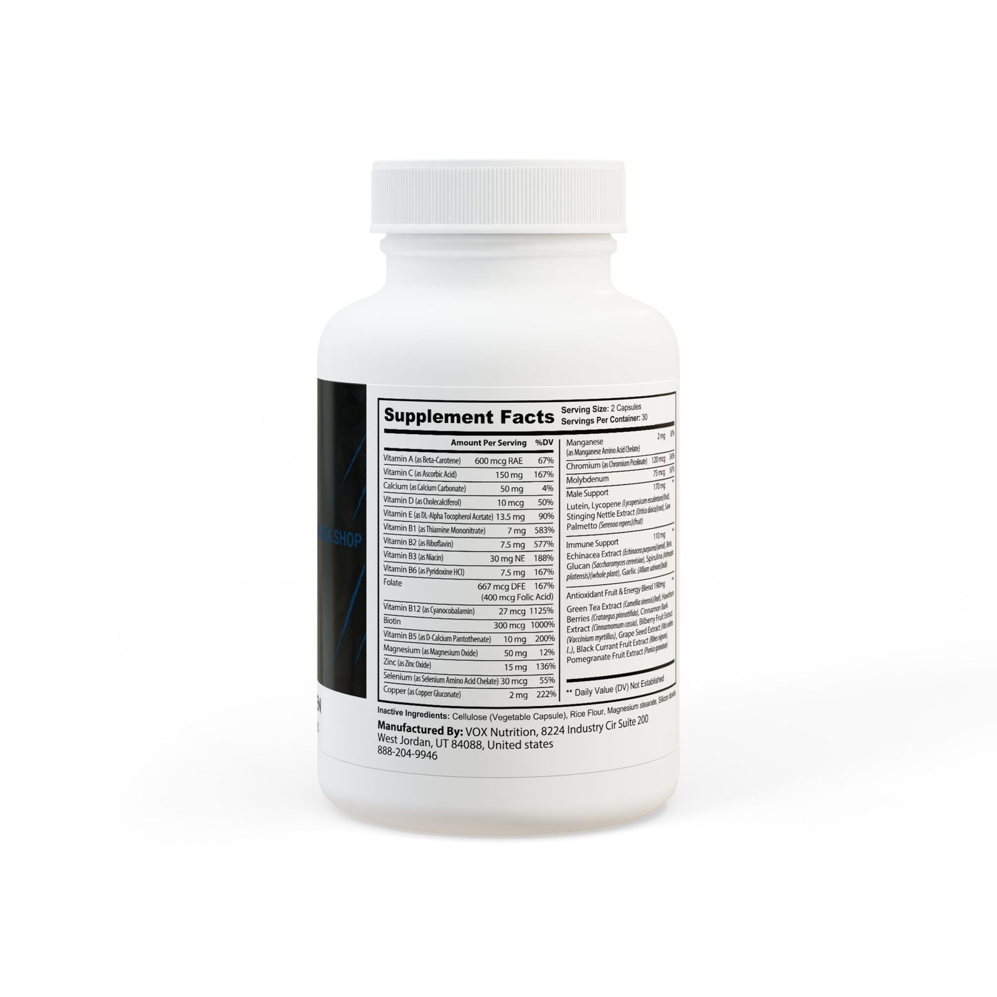 ANABØLIX Multivitamin for Men Supplement (60 Capsules)