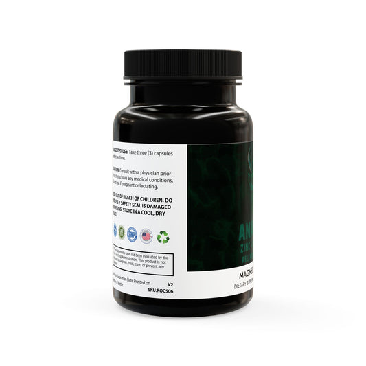 ANABØLIX Magnesium Zinc — Relentless Recovery Supplement (90 Capsules)